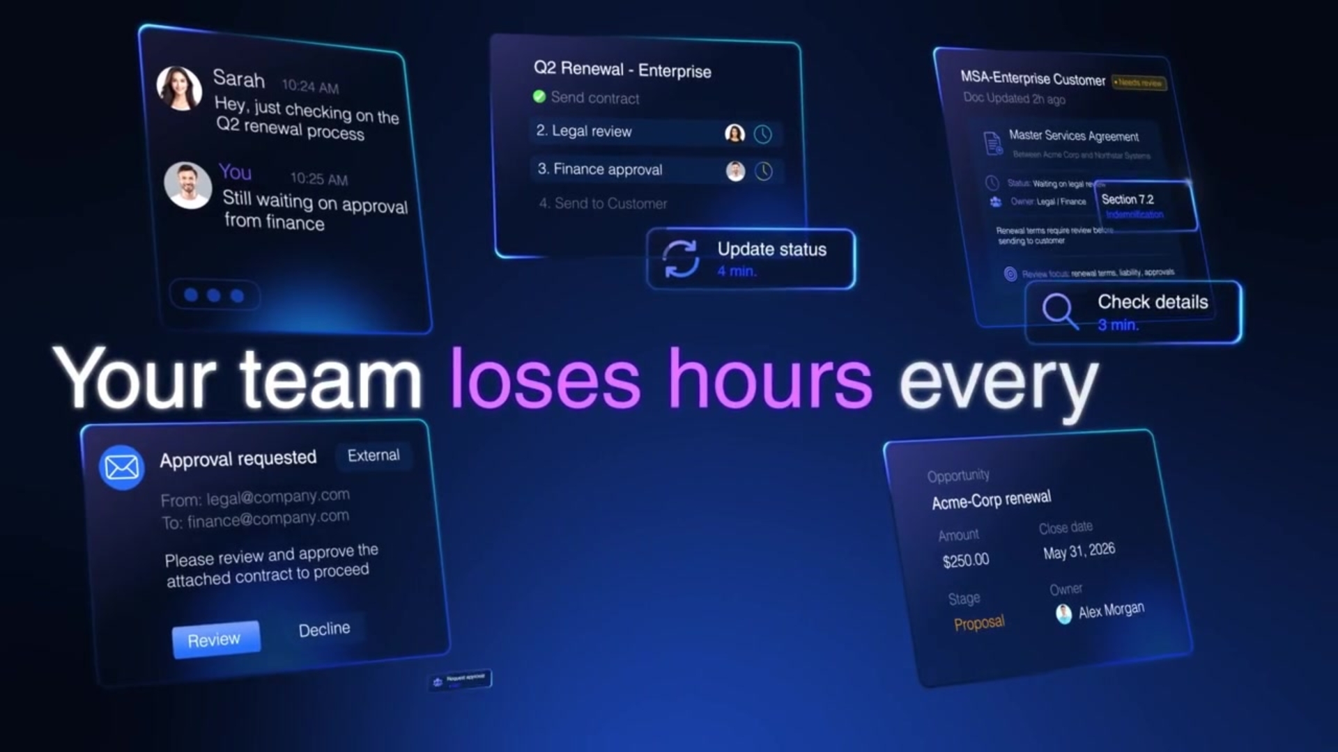 SaaS Workflow Explainer Concept